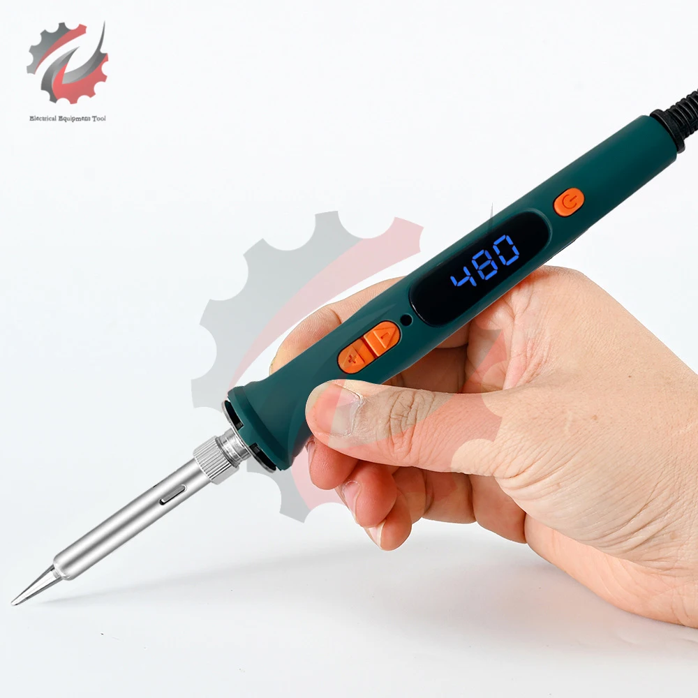 

120W Digital Soldering Iron Adjustable Temperature Electric Soldering Iron 220W 15S Fast Heating Welding Solder Rework Station