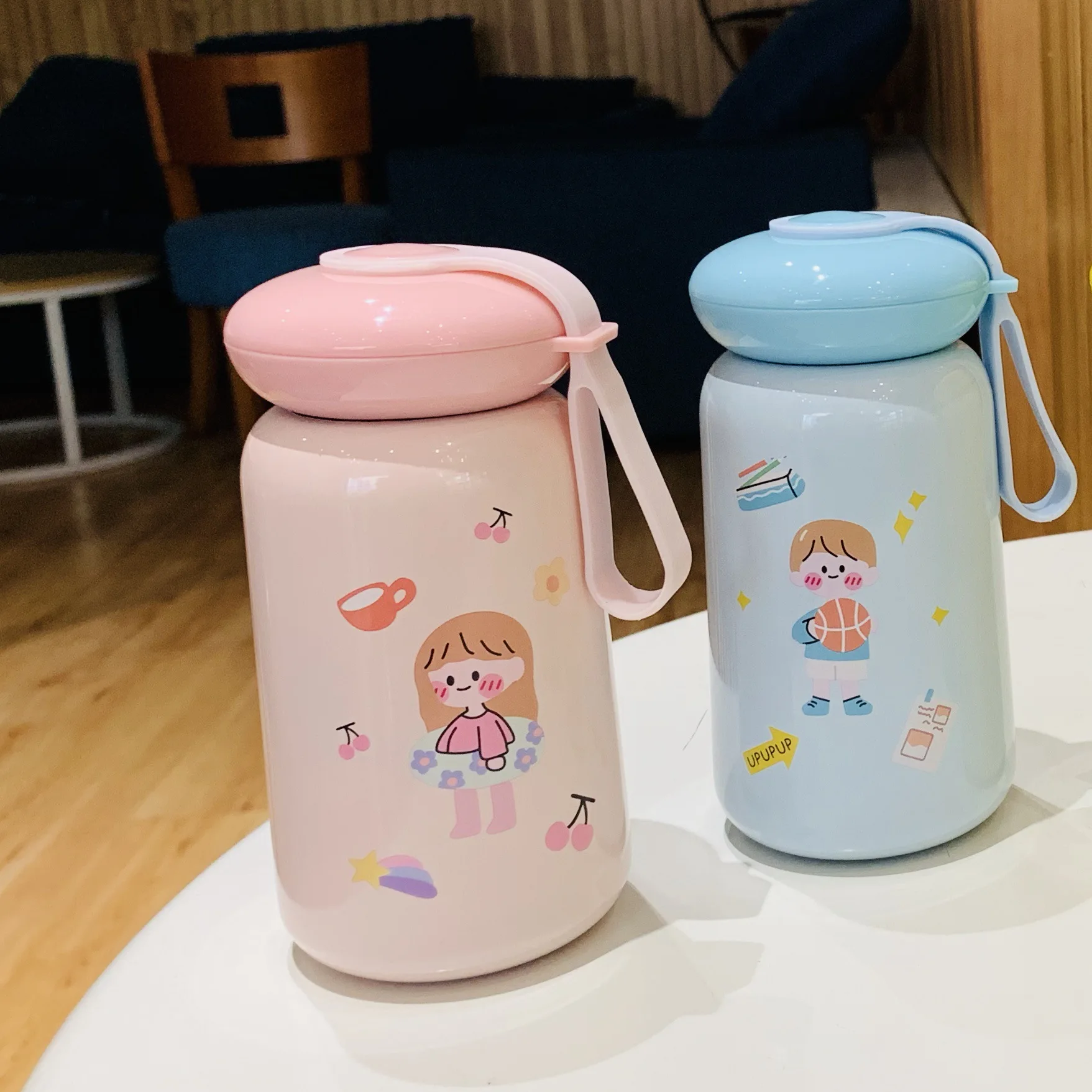 Mini Handheld Thermos Cup, High Value, Cute Small Cold Cup, Children's Drinking Cup, A Variety of Styles To Choose From