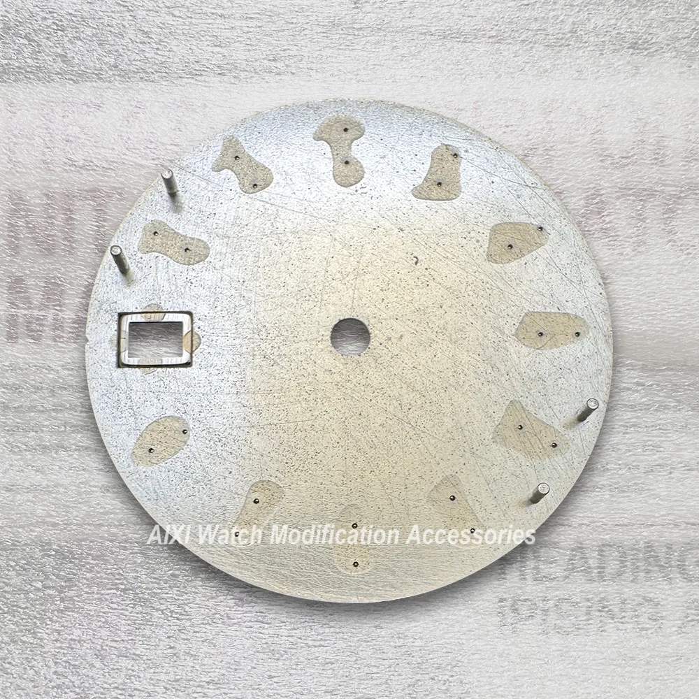 28.5mm logotipo s 3d impresso cor dial caber movimento nh35 acessórios de modificação de relógio de alta qualidade