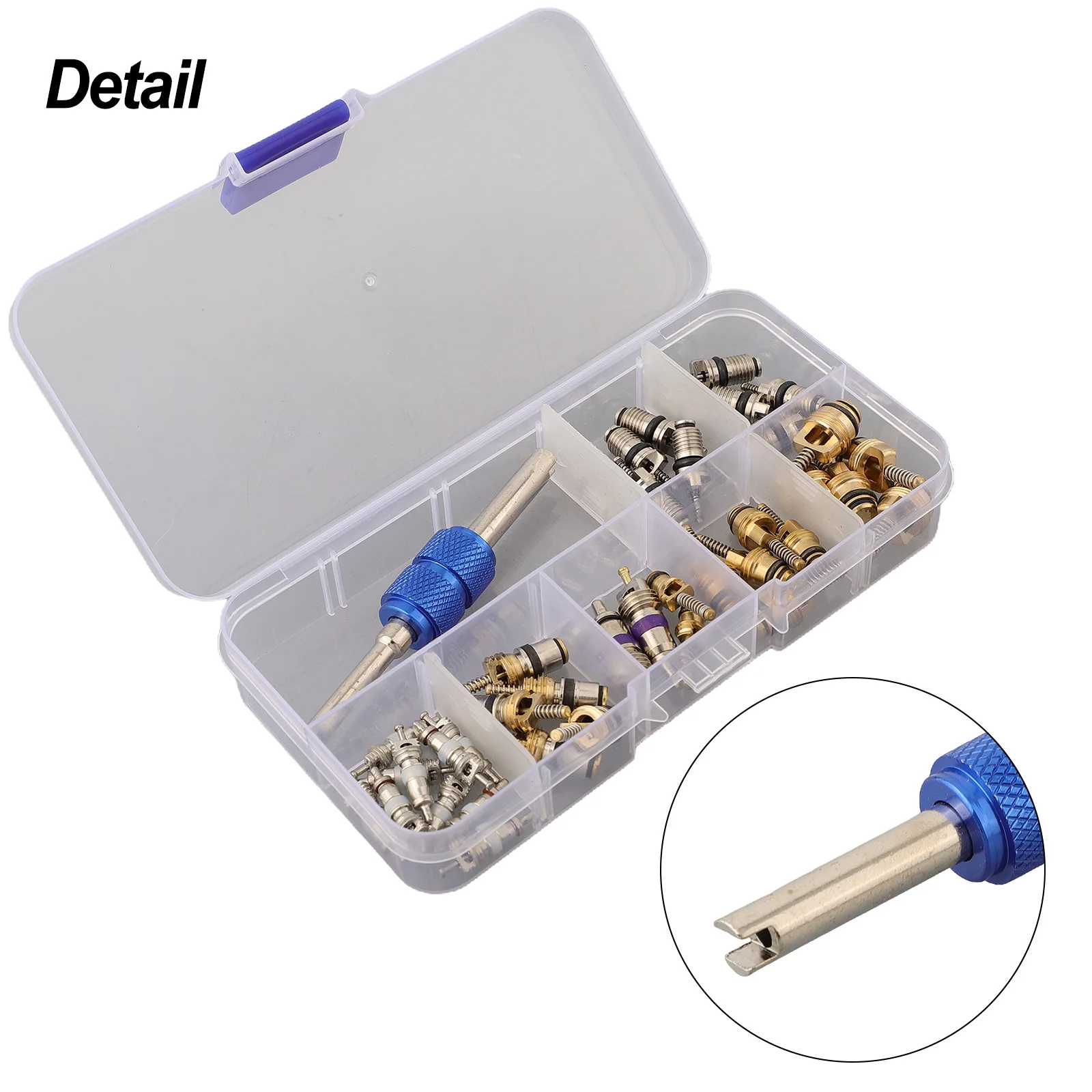 

Kit Valve Cores Repair Box Car Air Conditioning Cores R R A C Repair Stem Valve Copper High Universality Fitment
