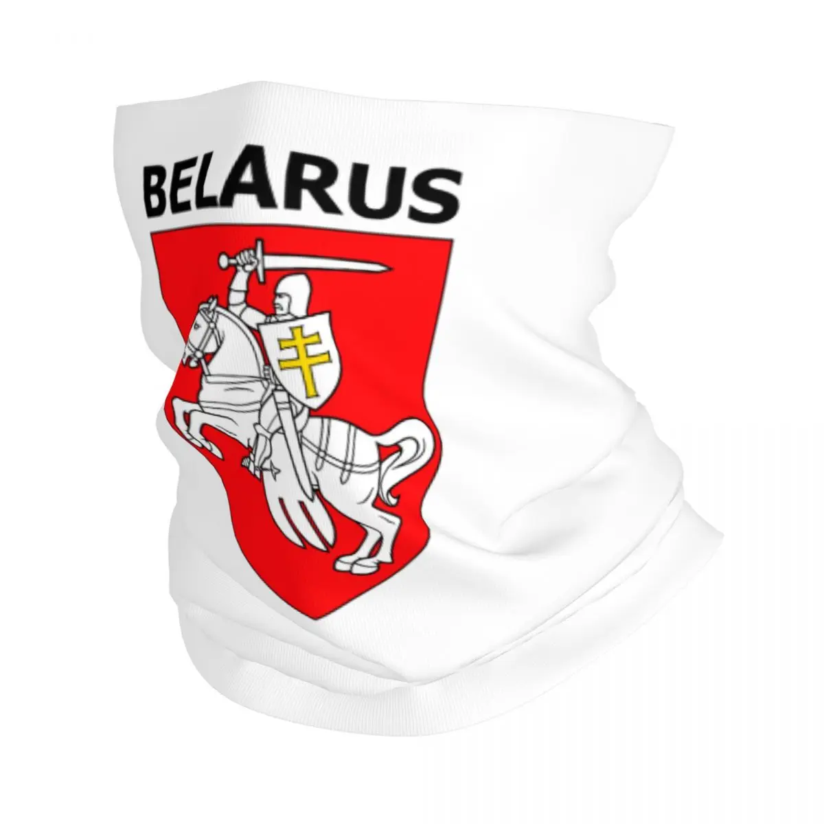 

Custom Belarus Pogonya Flag Winter Headband Neck Warmer Women Men Hiking Cycling Tube Scarf Protest Bandana Gaiter