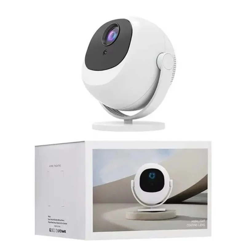 Portable HD LCD Projector 180 Lumens Android11 & 5G WIFI 720P Video Game Console Projector for Home Use
