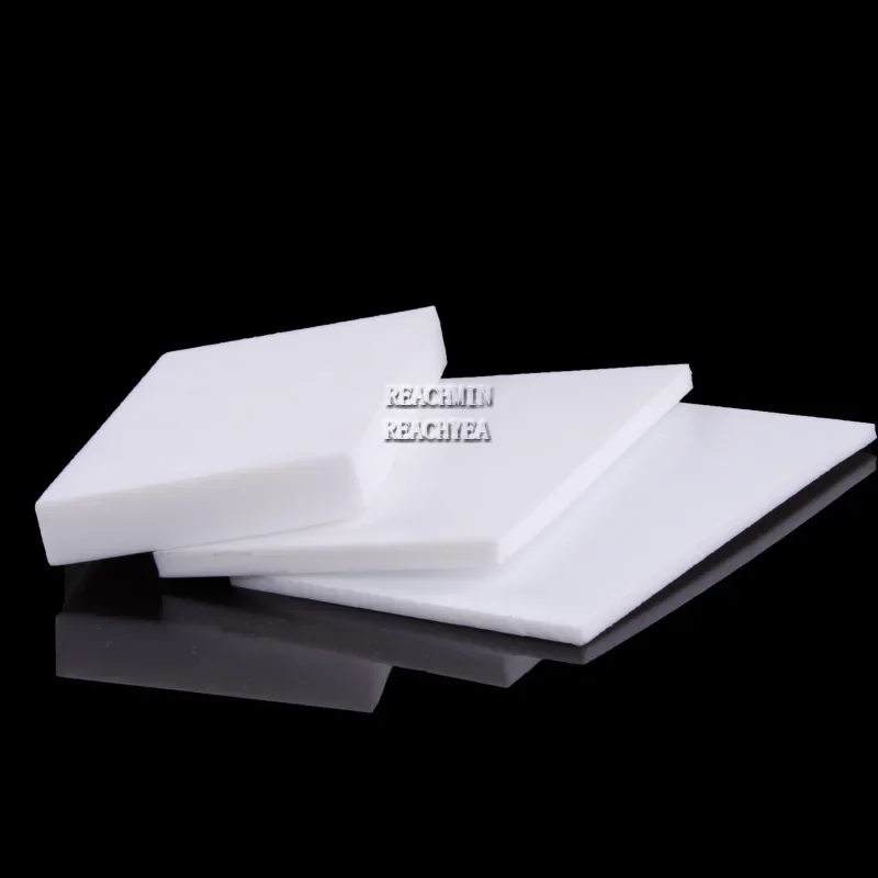 Thickness 1/3/5/6/8/10*100*100MM PTFE Sheet PTFE Plate PTFE Board Block Polytef Plate Anti-Corrosion