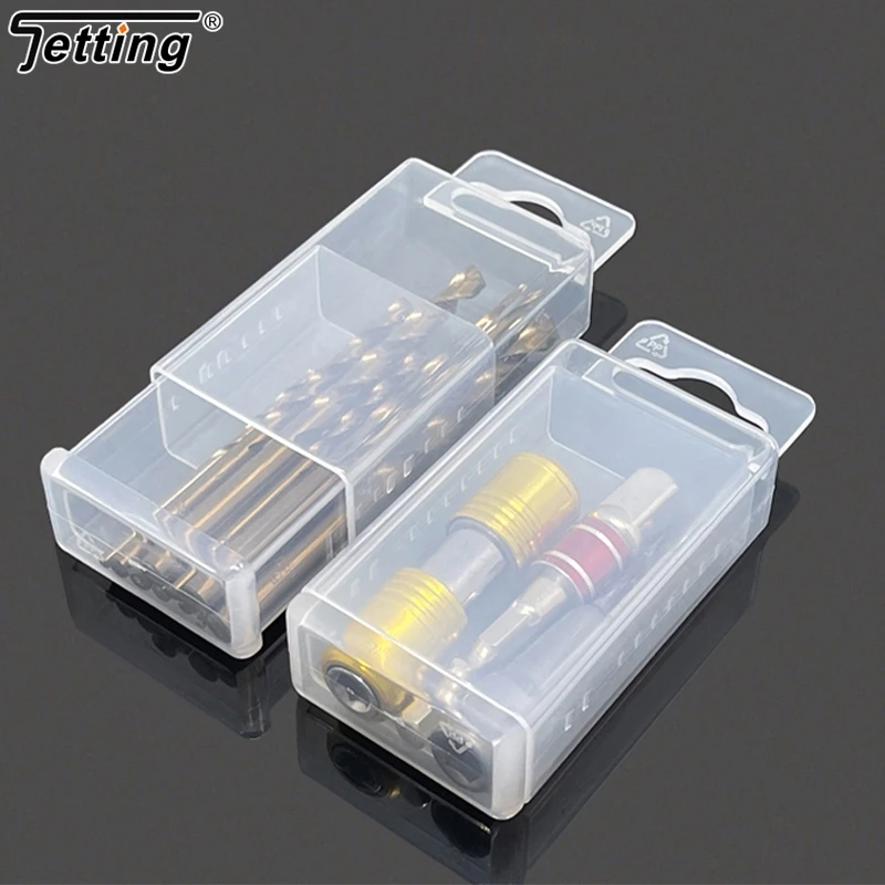 1Pc Rectangular Telescopic Tool Box Part Storage Case Drill Milling Cutter Boxes Twist Drill Box Tap Accessories Tool Packaging