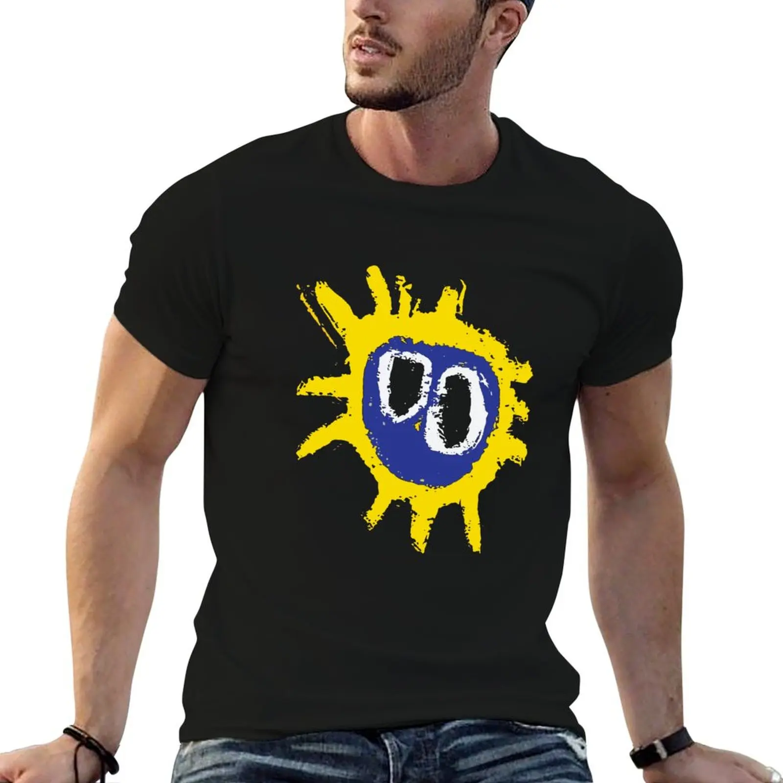

cotton high man t brand shirt man shirts Screamadelica luxury T-Shirt quality t