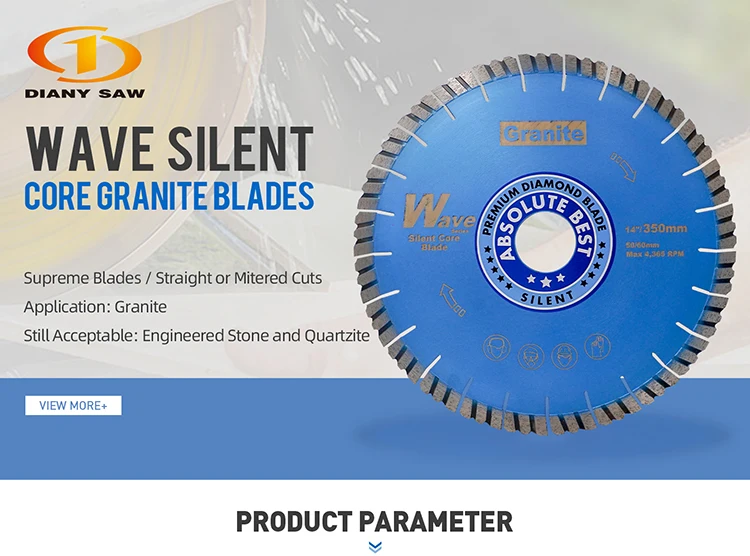 350 มม.14 นิ้วใบเลื่อยเพชรสําหรับตัดหินแกรนิตสูง SHARP Granite Segmented Disc ทํางานเครื่องมือวงกลมเพชรใบเลื่อย