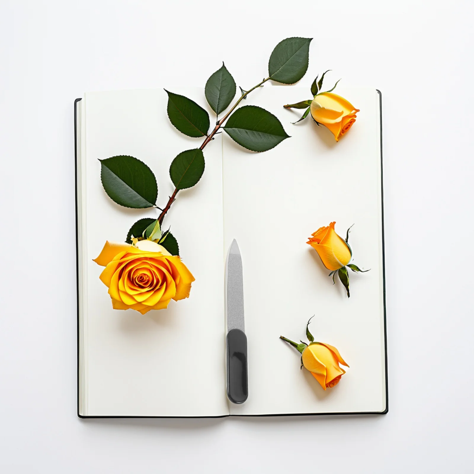 

4pcs Stainless Steel Files Case Sand-Plated Double Sided Manicure Tools Metal Nail File Buffer For Fingernails Toenails