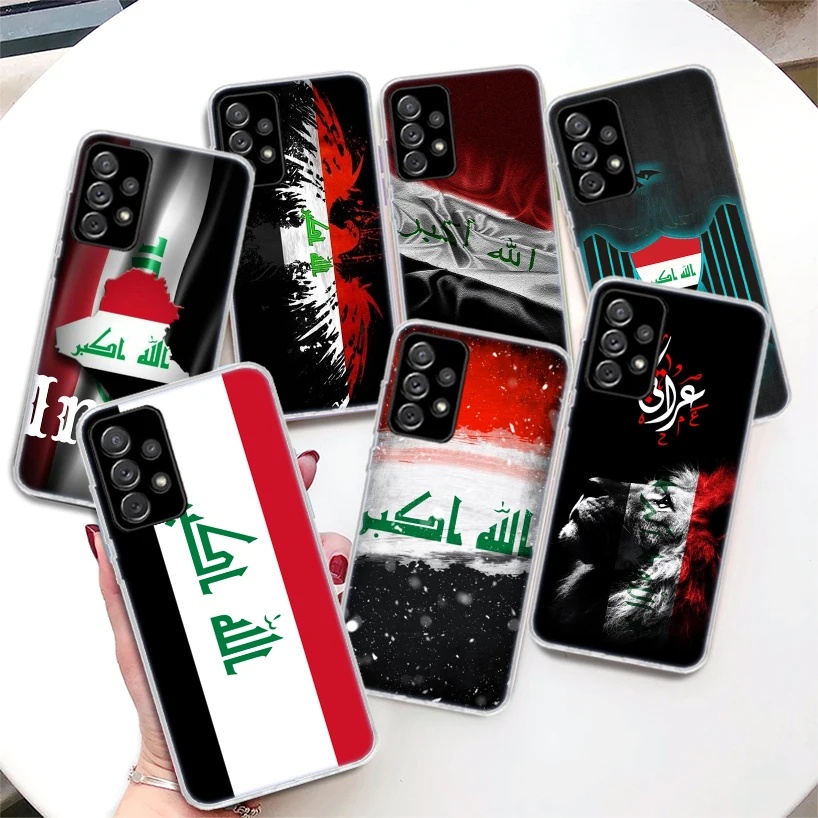 Iraqi Iraq National Flag Phone Case For Samsung Galaxy A50 A51 A70 A71 A40 A41 A31 A30 A21S A20E A10 A11 A6 A7 A8 A9 Plus +