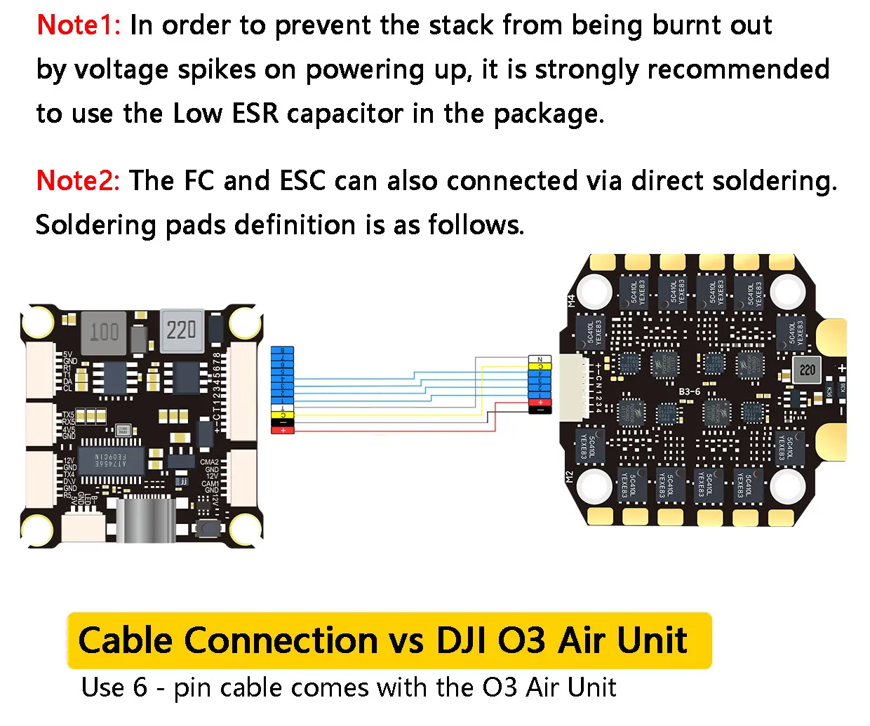 H743 Flugcontroller mit BetaFlight und Ardupilot Unterstützung, FC H743 Stack 12S 70A 4-in-1 ESC für 5-Zoll DJI RC FPV Freestyle Drohne DIY-Teil – Detail 17