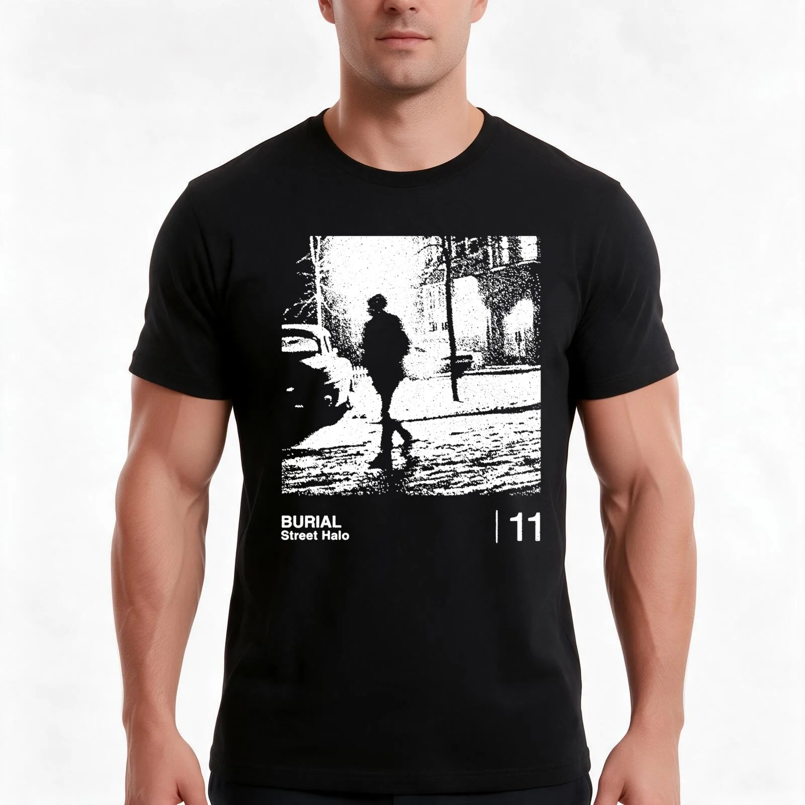 Burial / Minimalist Graphic Artwork Design T-Shirt, Summer Casual Cotton Tee, Oversized Streetwear Tops, Vintage Graphic Print