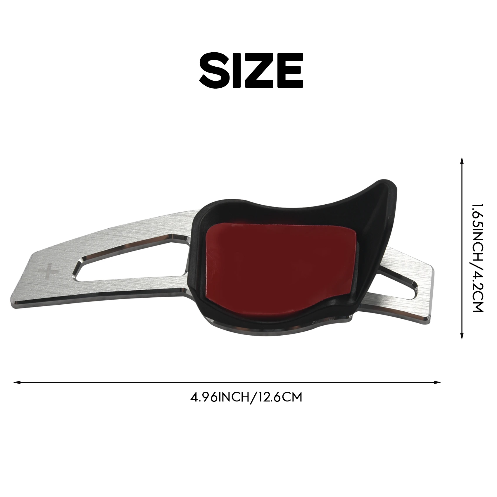 Superior-Aluminum Alloy For DSG Paddle For The Public Tiguan Golf 6 Mk6 Jetta R20 R36 Cc For SCIROCCO Eos Steering Wheel Shift, view 4