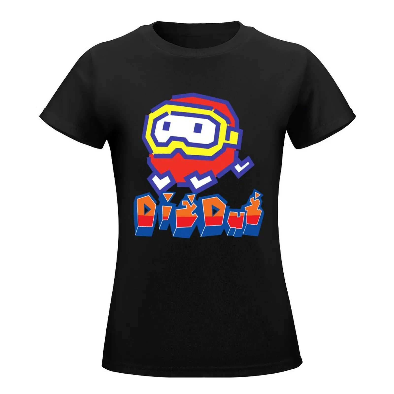 The Great Retro Arcade Dig Dug Video Game Birthday T-Shirt summer top hippie clothes aesthetic clothes funny Woman T-shirts