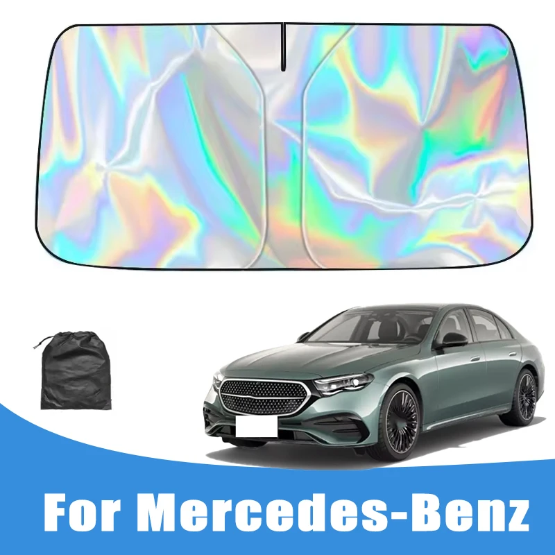 

Солнцезащитный экран для лобового стекла автомобиля Mercedes-Benz C, E, S, GLC, GLE, CLA, CLS, A, GLA, GLB, GLS, MLK, M-класса – аксессуары для защиты от солнца