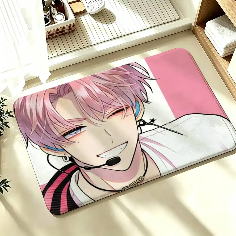 Tamon s B-Side Shower Room Absorbent Small Floor Mat Soft Comfortable Decorative Foot Mat