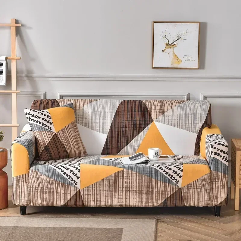1PC Elasticity Sofa Cover for Living Room Armchair Protector Couch Cover Bohemian Mandala Slipcover Universal Spandex Case 소파 커버