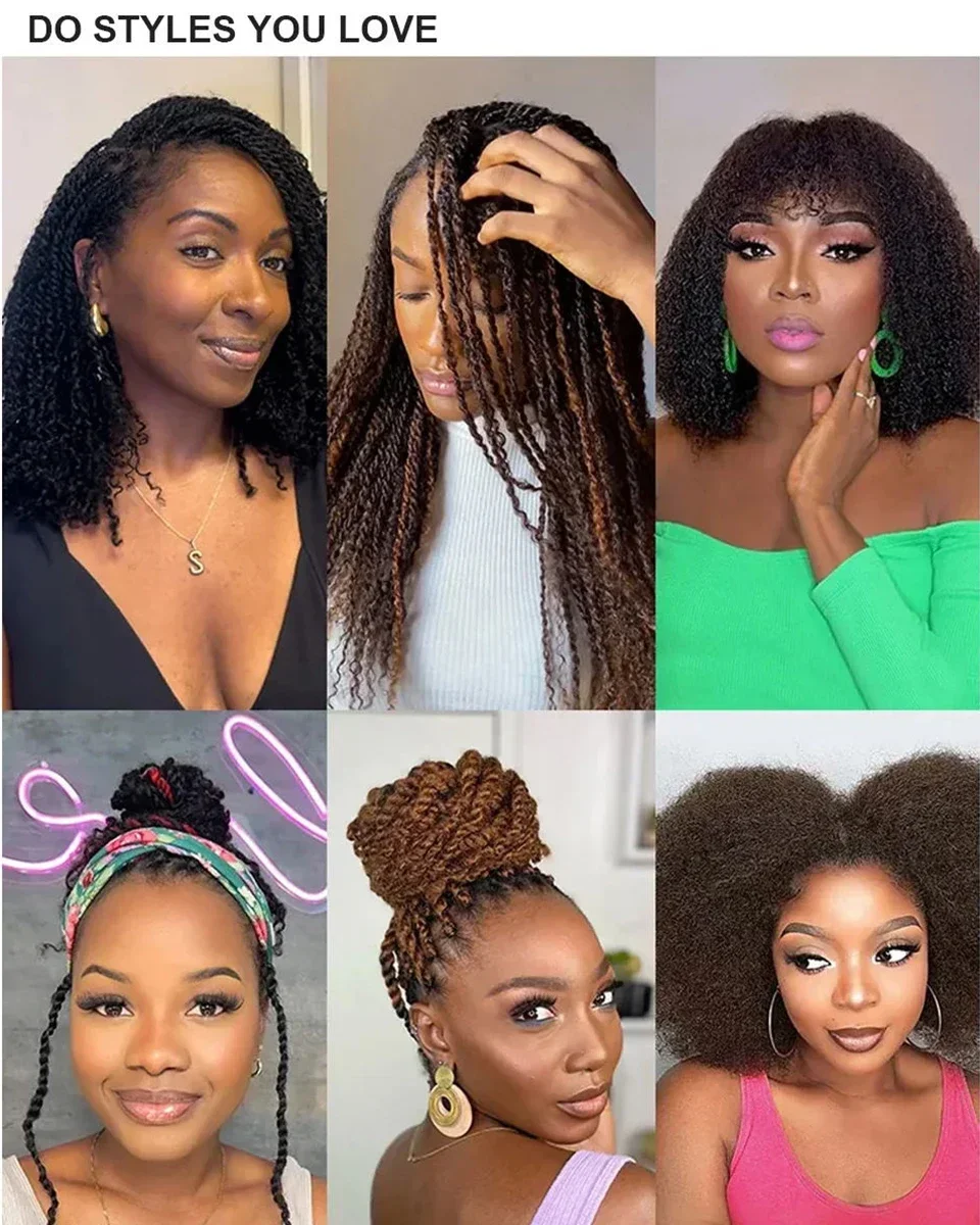 Sleek Remy Bulk Hair For Braiding Twist Malaysia QVR Afro Kinky Curly Bulk Human Hair For Dreadlock Natural Color Braids Hair