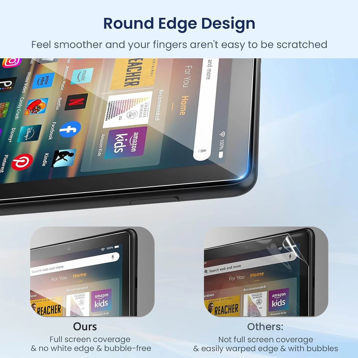 Screen Protector For Fire HD 8 - đánh giá và giá Temu Tablet Accessories
