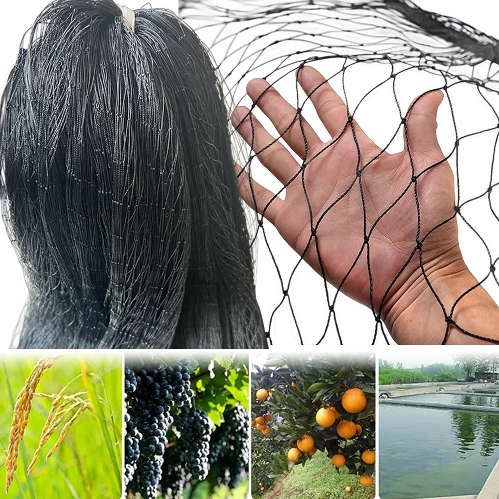 Nylon Bird Netting Mesh Hawk Netting Protective Chicken Coop Netting 25 X 50 FT Fruit Tree Netting for Birds Deer Squirrels