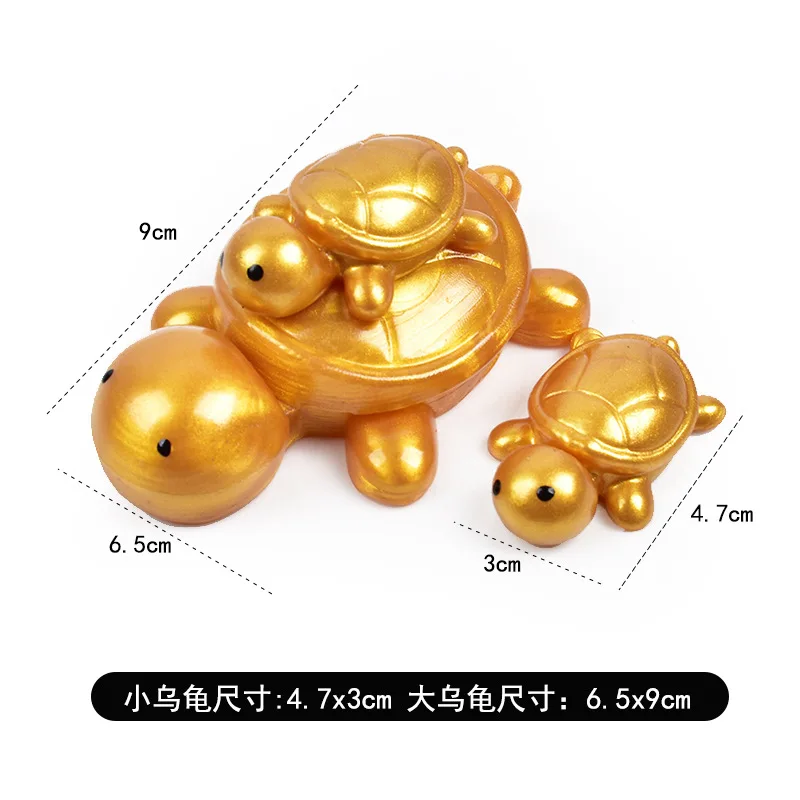 Kreative Neuheit Zappeln Mochi Taba Squishy Lustige Goldene Schildkröte Langsam Rebound Solide Kawaii Kleine Goldene Schildkröte Nettes Geschenk Kinder Spielzeug