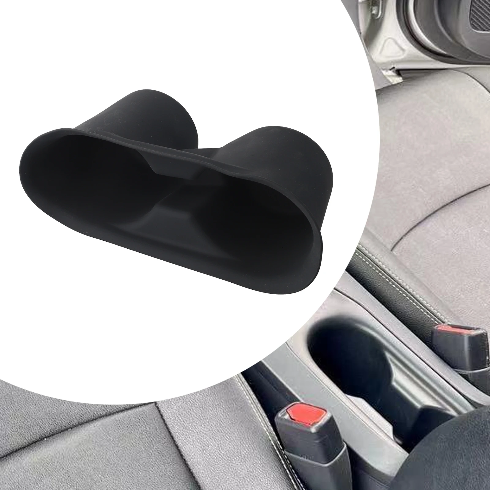 Storage Tray For Car Silicone Car Cup Holder Functional Storage Solution Crafted From Silicone Soft Texture Grip