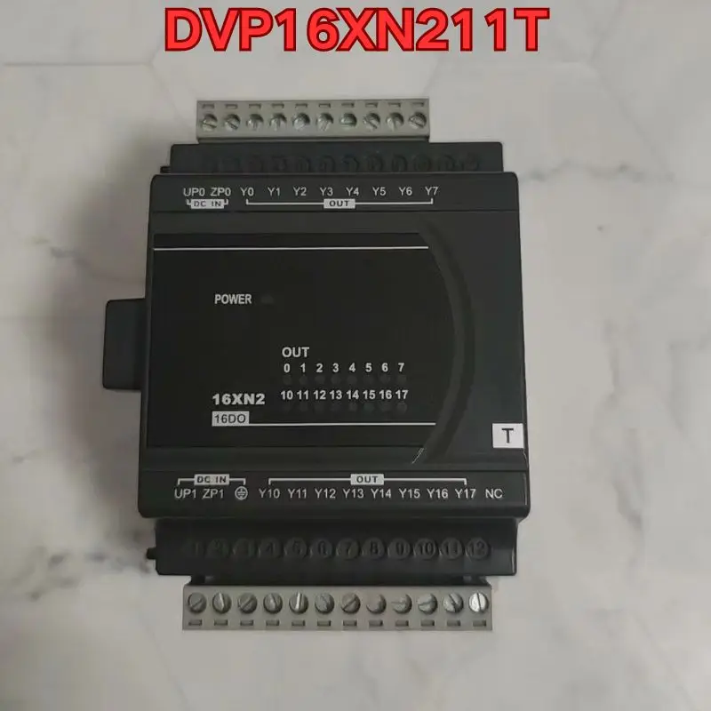 Second-hand PLC module DVP16XN211T function test is normal Original authentic The latest quotation in 2026