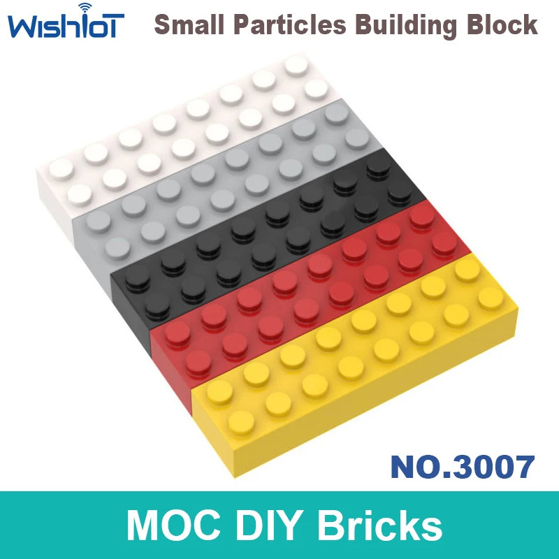 

10pcs 2x8 Brickss 3007 MOC Technological Bricks DIY Parts Building Blocks Compatible Assembles Particles