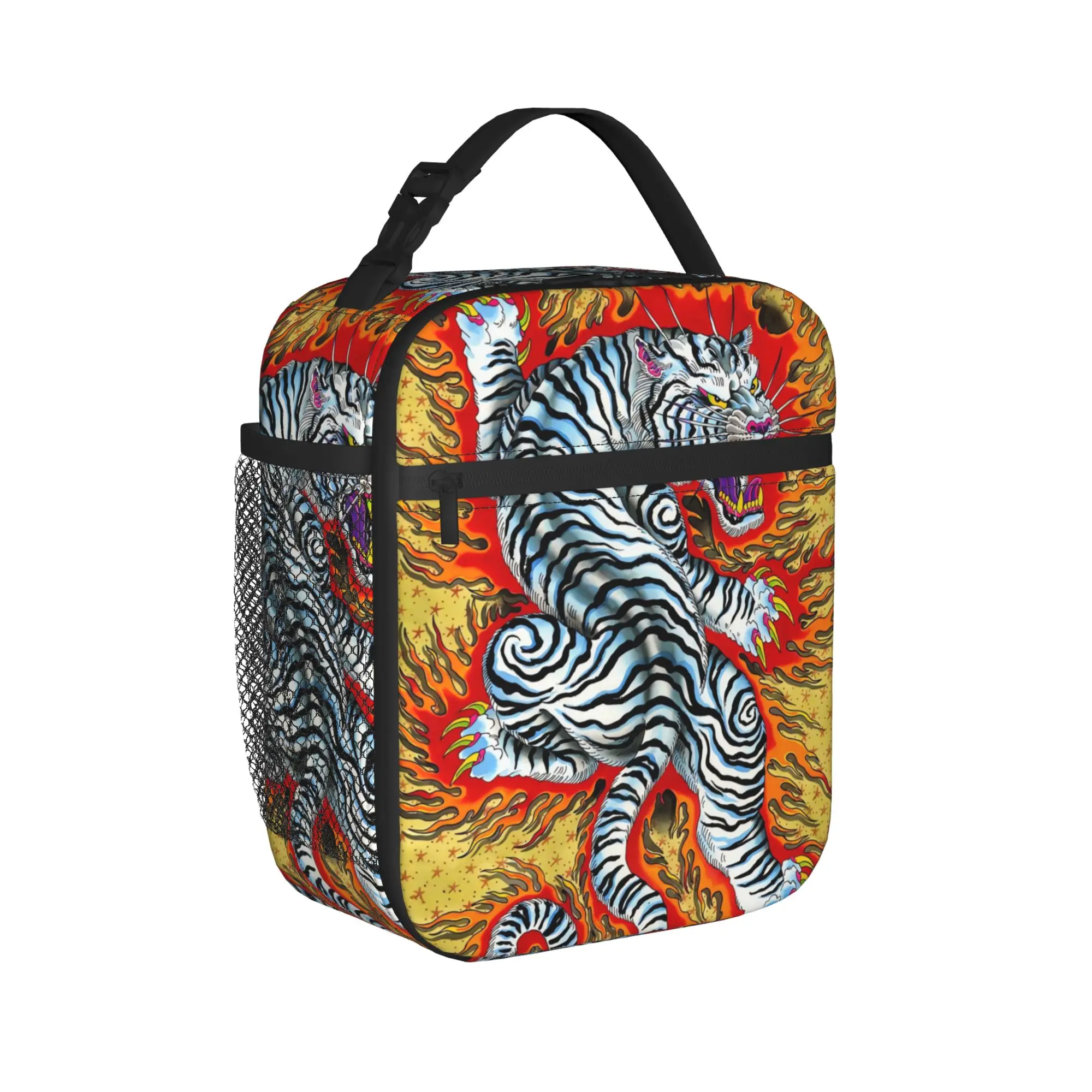 Lunch Bag Eded Hardys Leisure Lunch Box Picnic Portable Insulated Tote Food Bags For Child Waterproof Print Cooler Bag