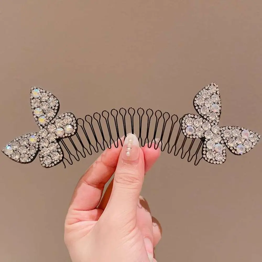 Children\'s Invisible Broken Hair Hairpin Adult Tiara Tools Curve Needle Bangs Fixed U Shape Insert Hair Styling Comb Accessories