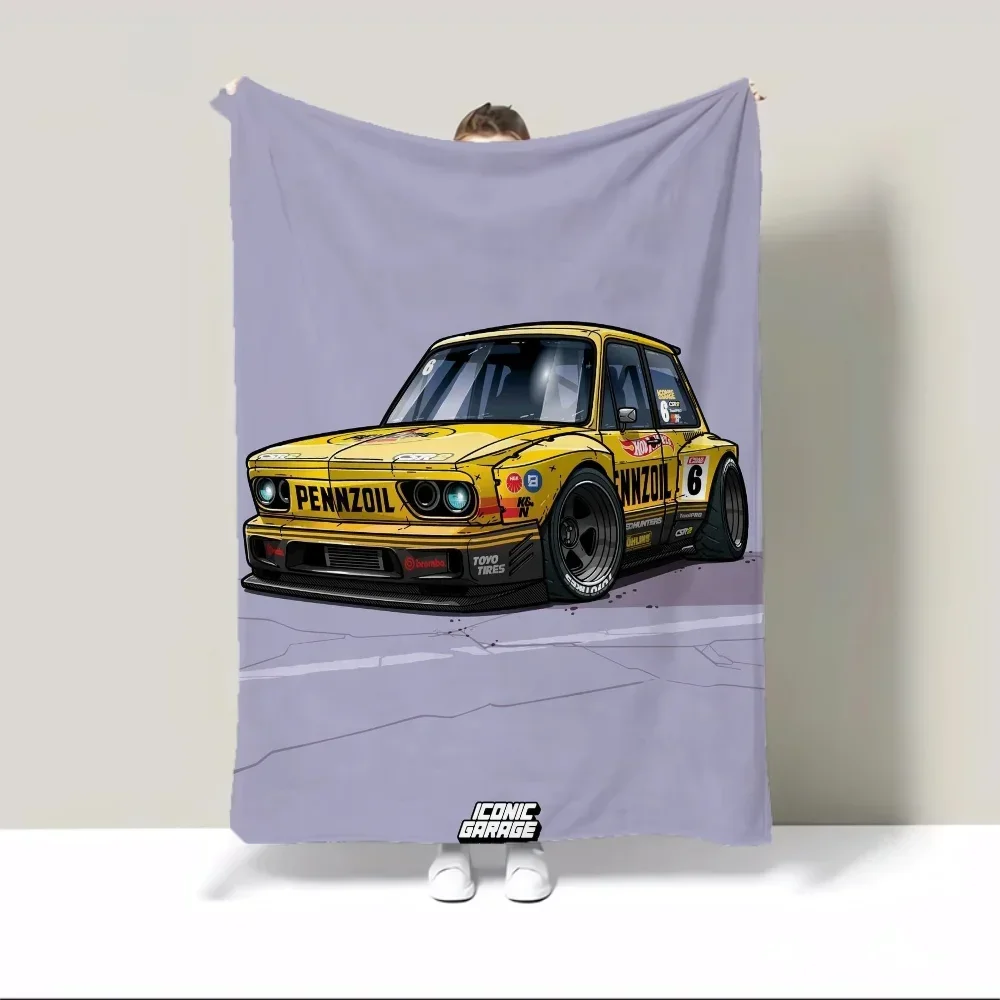 

Sommerdecke Bett Retro Auto Fleece Überwurf Decke für Suxus Flauschige Weiche Decken Charaktere Home Interior Strandtuch Knie