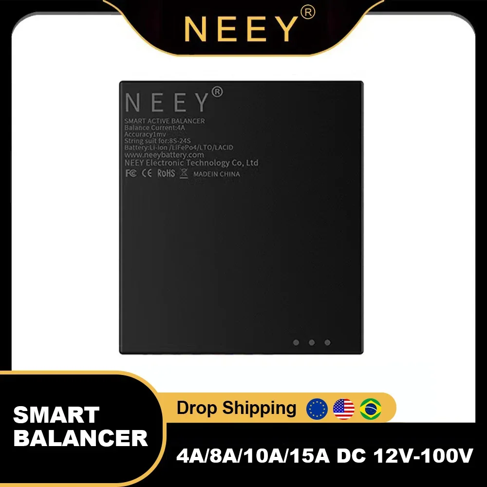 

4TH NEEY 4A 8A 10A 15A Smart Active Balancer 3S 4S 5S 6S 8S 14S 16S 20S 24S Lifepo4 / Li-ion/ LTO Battery Fast Delivery from EU