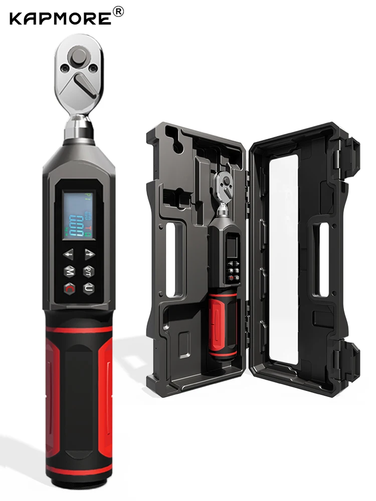 AliExpress KAPMORE Digital Torque Wrench 0.15-100 N.m 2% Accuracy Preset & LED/Buzzer Alerts for Bike Motorcycles Automotive Wrench Tool