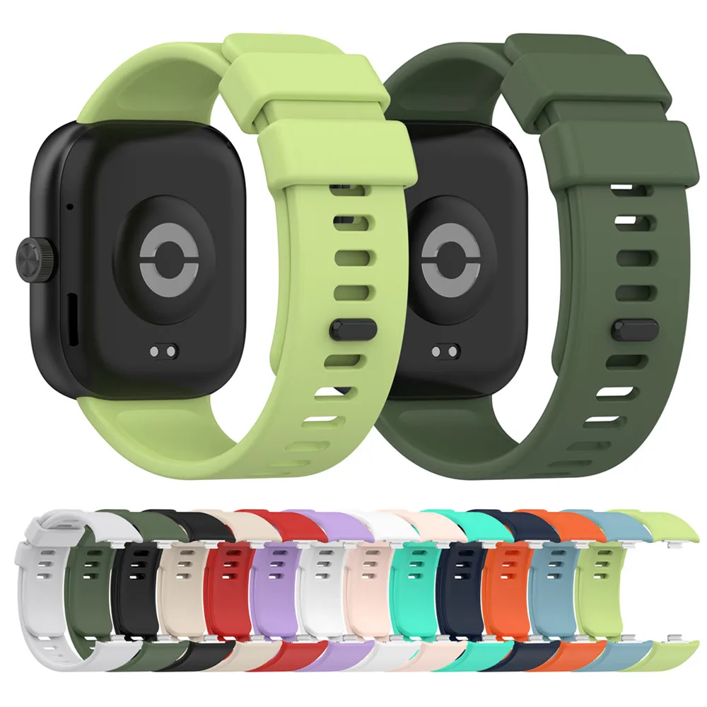 Silicone Watch Band Bracelet For Redmi watch 5 6 Watch Strap Soft Wristband Waterproof Belt watchband