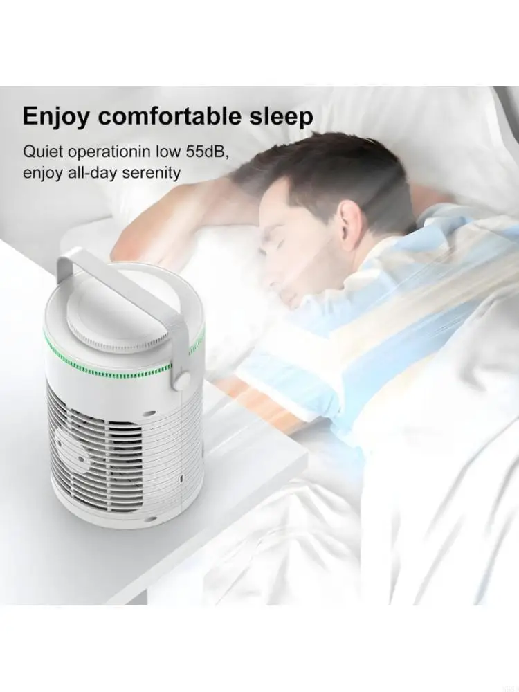 

Мини-вентилятор охлаждения кондиционера, 3 скорости, 8-часовой таймер, охлаждающий вентилятор для спальни, комнаты, уличного