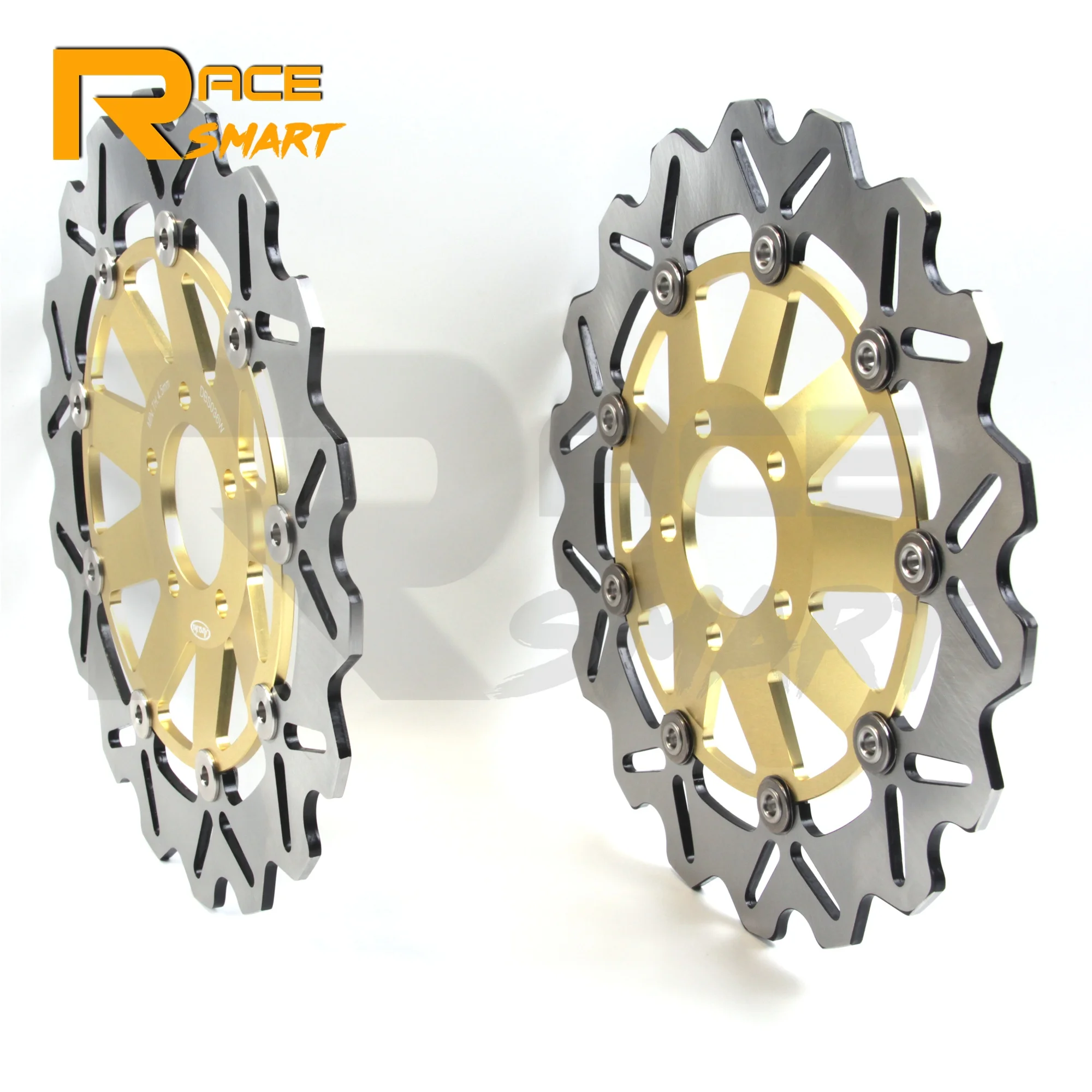 Moto CNC Dischi Freno Anteriori Dischi Freno In Acciaio Inox Rotore Per KAWASAKI ZX6R NINJA636 2002 ZX-6R ZX 6R NINJA-636 NINJA
