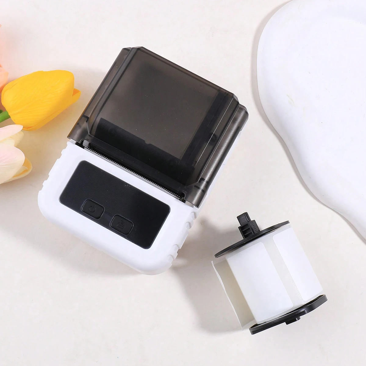 1 Pc Portable Mini Thermal Printer, Label Memo, Error Printing, Comes With Usb Cable, Portable Office Printer Outdoor Essential