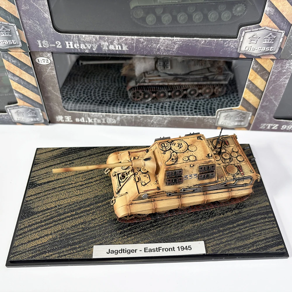 1/72 Scale German Jagdtiger Heavy Tank Tiger Hunter East Front Diecast Finished Military Plane Model Collection Ornament