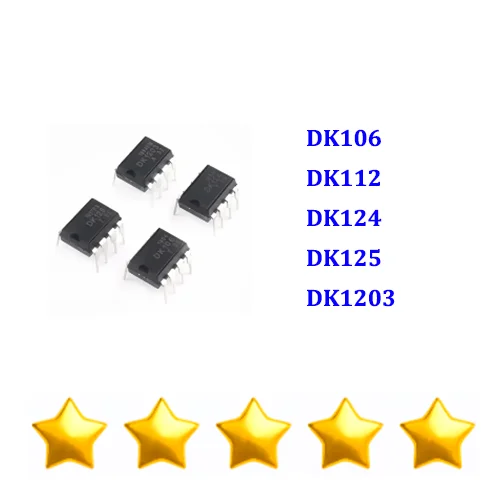 10PCS DK106 DK112 DK124 DK125 DK1203 Straight Plug DIP8 Brand New Original Switching Power Supply Chip IC