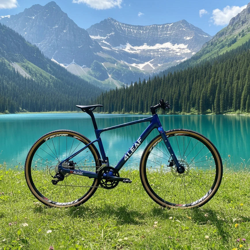 Complete Carbon Gravel Bicycle, Carbon Fiber Material, Professional Groupset Mixed Terrain Off-Road Racing Bike
