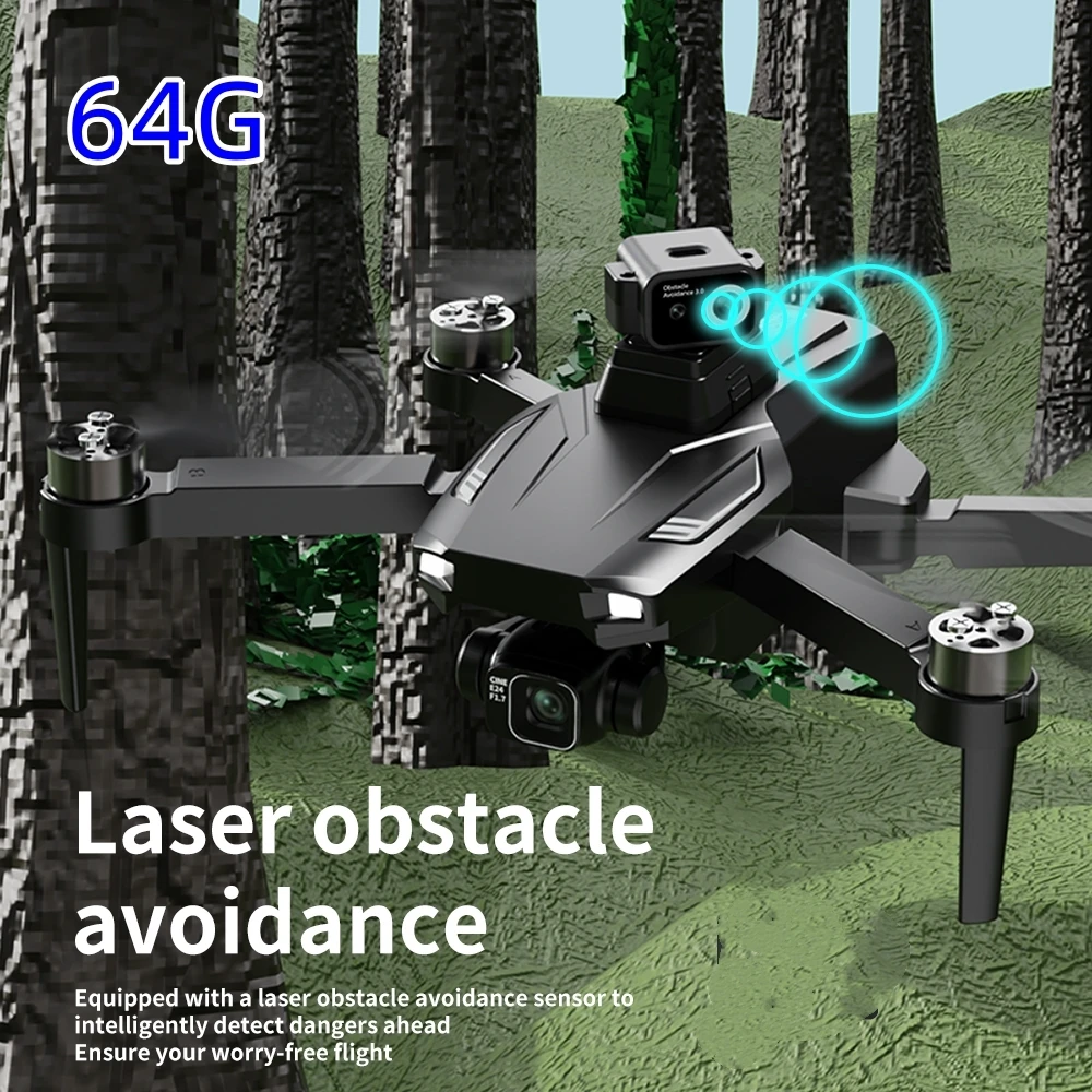 

F204 GPS Drone 4K Professional HD Dual Camera With Screen 5G WIFI 360°Obstacle Avoidance Brushless Quadcopter Rc Drone