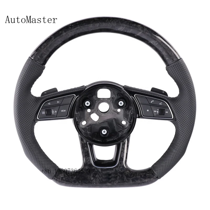 

High Quality Forged Carbon Fiber Small Pick Steering Wheel Aud B9 Bare Disk Direct From China Factory