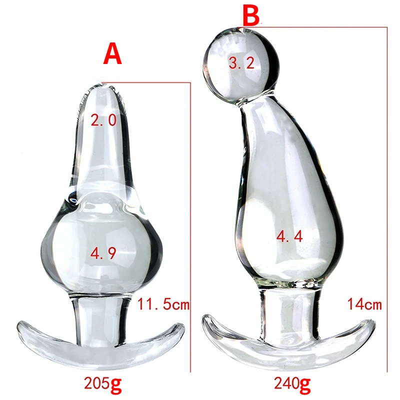 TleMeny Transparent Anchor Glass Anal plug For Women Butt Plugs Penis Anus Dildo Adult Masturbation Adult Gay Sex Toy Lover Gift