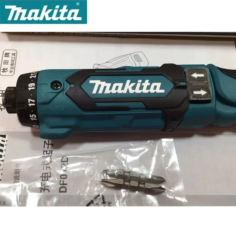 MAKITA DF012DZ Cordless Screwdriver 7.2V Rechargeable Automatic Diver Hand Drill Household For Makita Power Tools DF012D