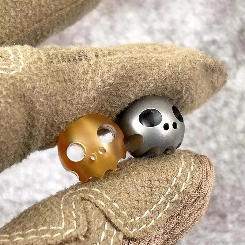 1 قطعة PEI بولي إيثيريميد سبائك التيتانيوم سكين الحبل حبة Paracord قلادة DIY الحرفية