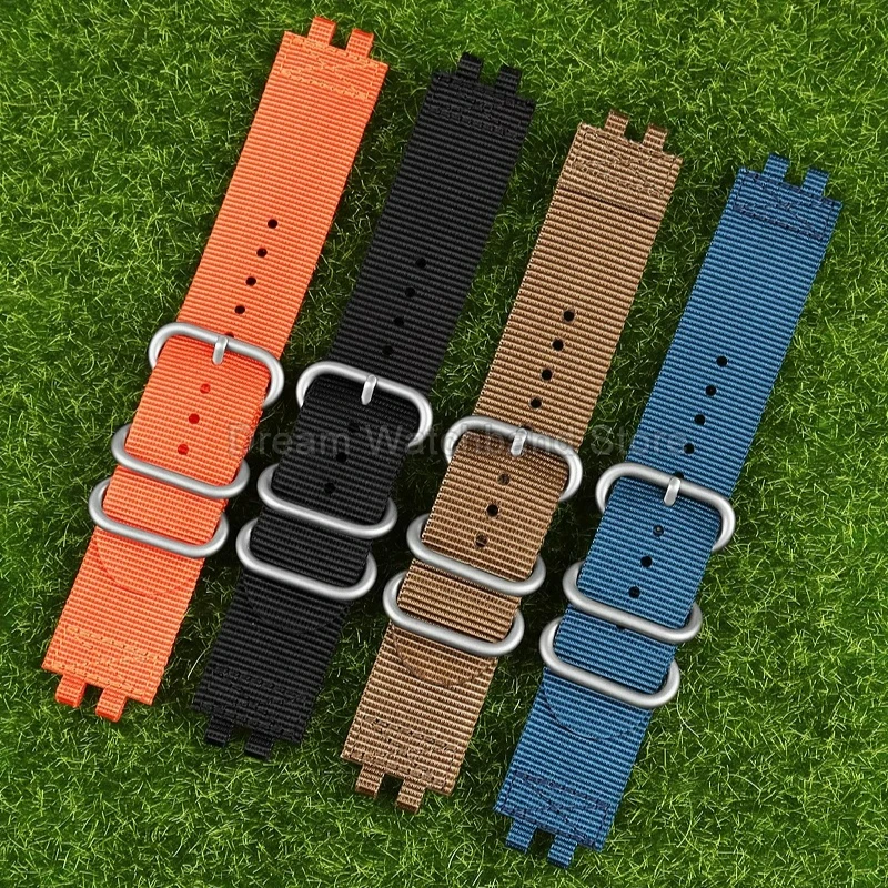 Stylish Outdoor Nylon Watch Accessories for Casio G-SHOCK GMW-B5000 Double-Convex Interface Wear-Resistant Sweatproof WatchStrap