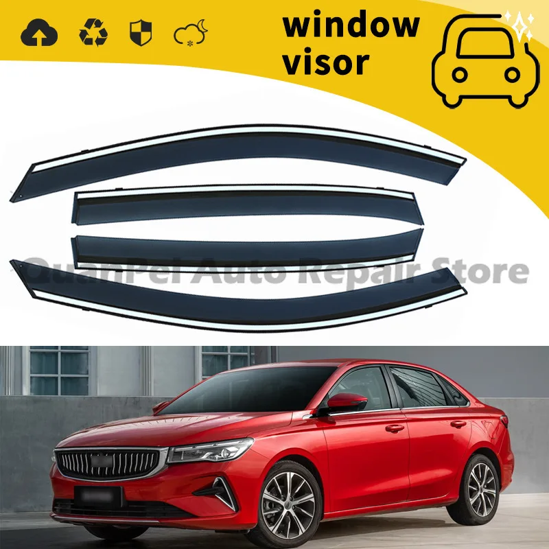 For Geely Emgrand 4th Generation 2022 Rain Guard Door Window Deflectors