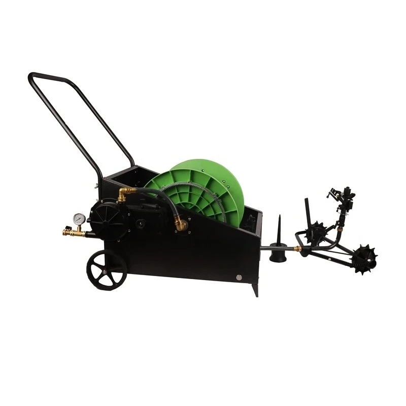 

40M IR-SDBS40 Non-electric Turbine Drive Sprinkler Irrigation Winder Garden Water Hose Reel Cart Irrigation Water Cart