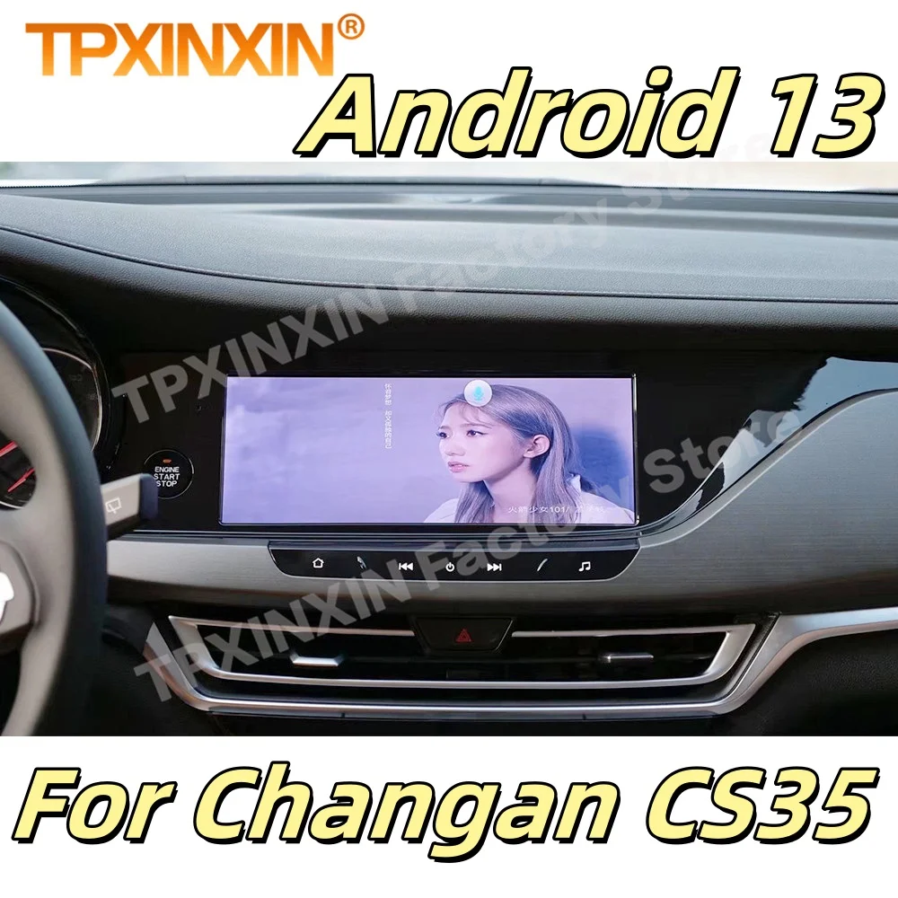 Android 13 For Changan CS35 Automotive Multimedia Stereo Receiver GPS Carplay Radio Coche With Bluetooth Autostereo Player Unit