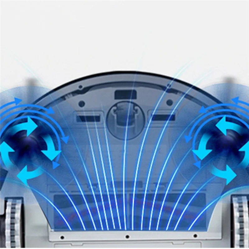 ABQR Geschikt voor Midea M7 Veegrobot PRO/MAX Accessoires Zijborstel Rag Filter Rolborstel