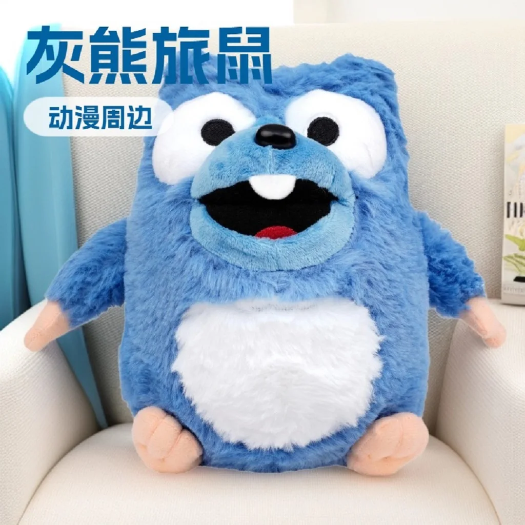 Anime Grizzy & The Lemmings Plush Kawaii Cartoon Grizzly And Lemmings Anime Peripheral Stuffed Doll For Kid Birthday Cute Gifts