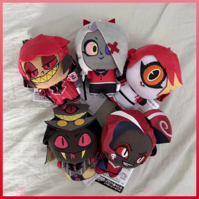 

In Stock Authentic Hazbin Hotel Alastor Vaggie Charlie Morningsta Anime Figure Cute Short Plush Stuffed Doll Pendant Gifts Toys